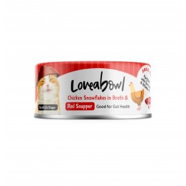 Loveabowl 健腸嫩雞+紅鯛魚貓罐頭 70g